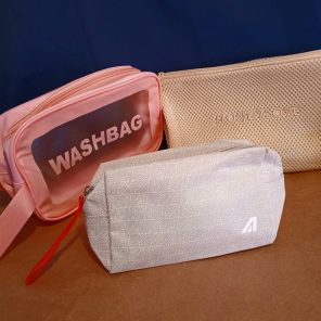 Inicio soft rose washbag